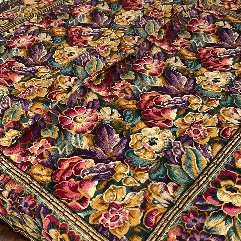 Vintage Silk Twill scarf by Echo.